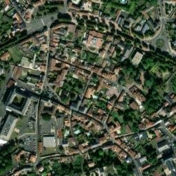 Vue satellite de Aire de camping-car à Chalais à Chalais