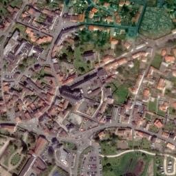 Vue satellite de Aire camping-cars de Maulévrier à Mazières-en-Mauges