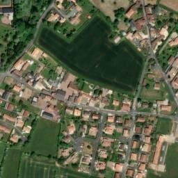 Vue satellite de Aire de services camping cars - Oiron à Sainte-Verge