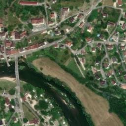 Vue satellite de Aire de camping-car à Pagnoz à Pagnoz