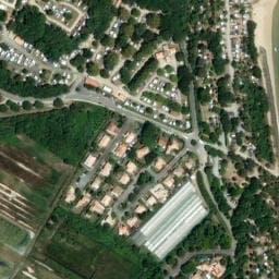 Vue satellite de Camping Huttopia Noirmoutier à La Guérinière
