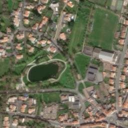 Vue satellite de Aire de camping-car à Les Landes-Genusson à Les Landes-Genusson