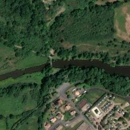 Vue satellite de Camping au Lac d'Hautibus à Saint-Aubin-du-Plain