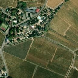Vue satellite de Camping Huttopia Meursault à Meursault