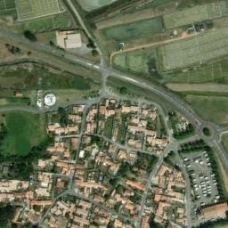 Vue satellite de Aire de camping-car à L'Épine à L'Épine