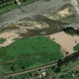 Vue satellite de Aire de Camping Car de Nevers à Challuy
