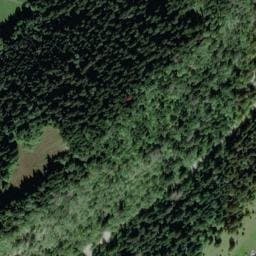 Vue satellite de Cabane des Rochers du Cerf à Les Gras