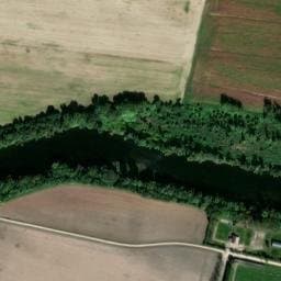 Vue satellite de Camping à Descartes à Descartes
