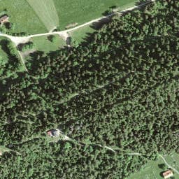 Vue satellite de Halte des Seignes aux Gras à Les Gras