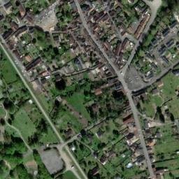Vue satellite de Aire de stationnement au camping municipal à Buxeuil
