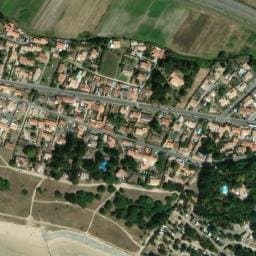 Vue satellite de Camping municipal de la Court à La Guérinière