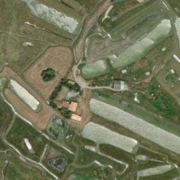Vue satellite de ferme-auberge l'Ile Sauvage à Villeneuve-en-Retz