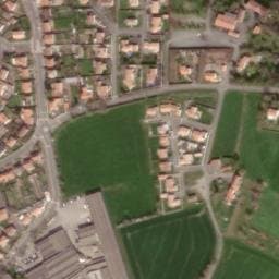Vue satellite de Aire de camping-car des Landes-Génusson à Les Landes-Genusson