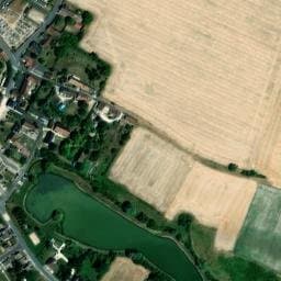 Vue satellite de Aire de camping-car à Pellevoisin à Pellevoisin