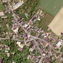 Vue satellite de Aire de stationnement camping-car de Saint-Valentin à Saint-Valentin