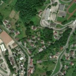 Vue satellite de Le Salins-les-Bains à Salins-les-Bains