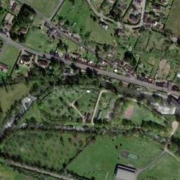 Vue satellite de Aire de stationnement au camping municipal d'Abilly à Abilly