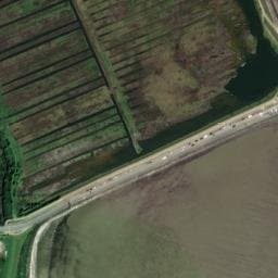 Vue satellite de Passage du Gois à La Guérinière