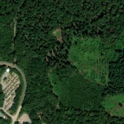 Vue satellite de Accueil des camping-cars Bibracte à Glux-en-Glenne