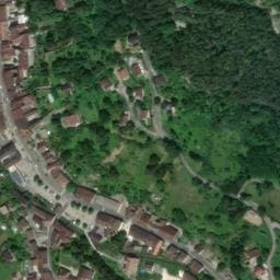 Vue satellite de Aire de camping-car à Bracon à Bracon