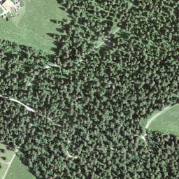 Vue satellite de Cabane du Menhir à Les Alliés