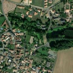 Vue satellite de Camping à Aulnay à Aulnay