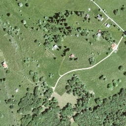 Vue satellite de Cabane Perrenoud (CAS) à Montlebon