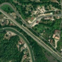 Vue satellite de Camping Paquier Fané à Bouzeron