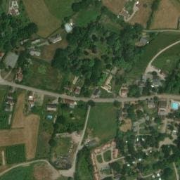 Vue satellite de Camping des Bains à Saint-Honoré-les-Bains