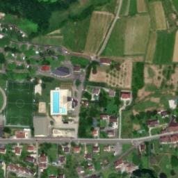 Vue satellite de Au Coeur des Vignes à Arbois