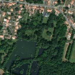Vue satellite de Camping municipal Saint-Gervais à Sallertaine