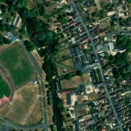Vue satellite de Bornes camping car à Buzançais