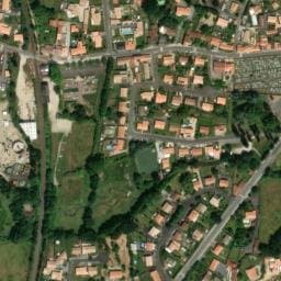 Vue satellite de Aire camping-cars de La Garnache à Froidfond