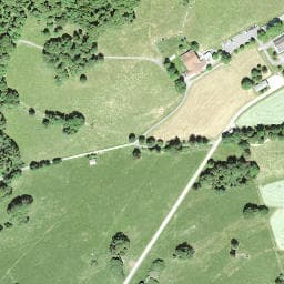 Vue satellite de Les Rochats à Les Gras
