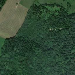 Vue satellite de Cabane du bois de Fontaine Creuse à Aresches