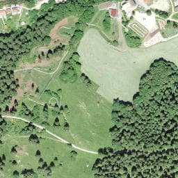 Vue satellite de Fontaine en bas à Verrières-de-Joux