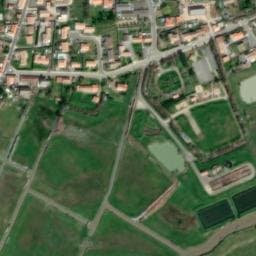 Vue satellite de Camping Municipal Les Rouches à Sallertaine