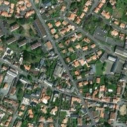 Vue satellite de Aire de camping-car à La Gaubretière (2) à La Gaubretière