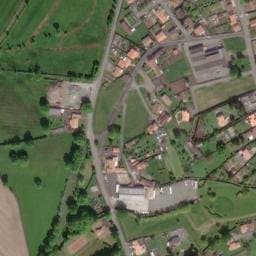 Vue satellite de Aire de service municipale de camping car de Saint Amand-sur-Sèvre à Saint-Amand-sur-Sèvre