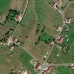 Vue satellite de Le Ti'Camping des Bottrais à Foulenay
