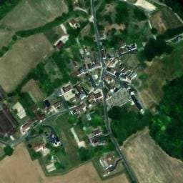 Vue satellite de Aire de stationnement camping-car Route de Maire à Barrou