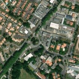 Vue satellite de Aire de camping-car à Sallertaine (3) à Sallertaine
