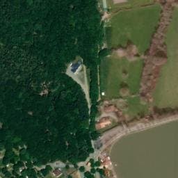 Vue satellite de Camping la Tricherie à L'Oie