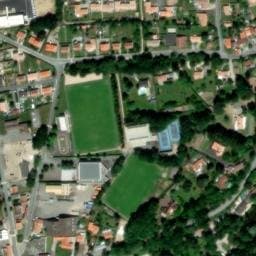 Vue satellite de Municipal Le Val de Boulogne à Beaufou