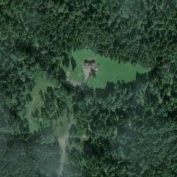 Vue satellite de Cabane du Chevreuil à Supt