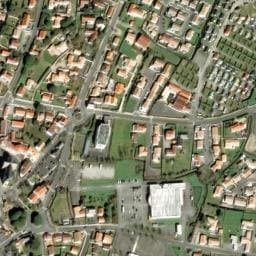 Vue satellite de Aire de Camping-Cars Notre Dame des Monts Place du Général de Gaulle à Saint-Jean-de-Monts