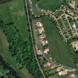 Vue satellite de Camping de Courte Vallee à Le Chillou