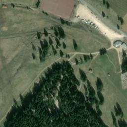 Vue satellite de Aire d'accueil - La Coupe à La Cluse-et-Mijoux