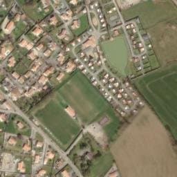 Vue satellite de Camping de la Motte à L'Oie