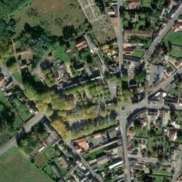 Vue satellite de Aire Municipale de Camping-Car de Lencloître à Lencloître